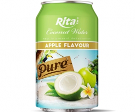 Rita Coconut water with apple in 330 ml Alu Can